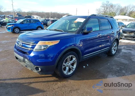 2013 Ford Explorer Limited z USA, uszkodzony, nr VIN 1FM5K7F8XDGB12755